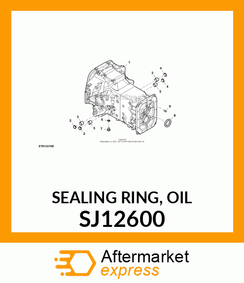 SEALING RING, OIL SJ12600