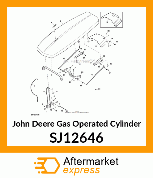 GAS OPERATED CYLINDER SJ12646