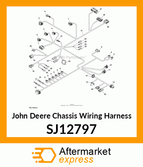 CHASSIS WIRING HARNESS, HARNESS, RE SJ12797
