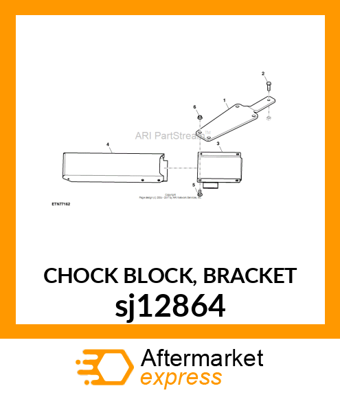 CHOCK BLOCK, BRACKET sj12864