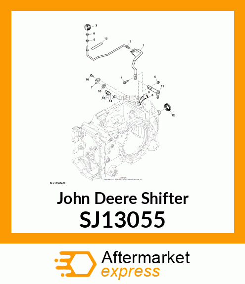 SHIFTER, ARM, PTO SHIFT SJ13055