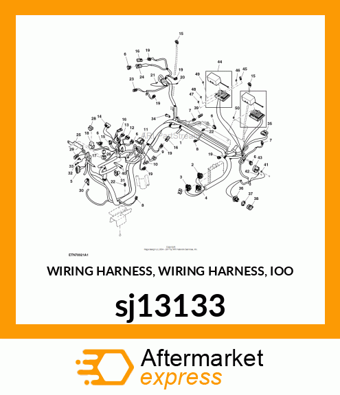 WIRING HARNESS, WIRING HARNESS, IOO sj13133