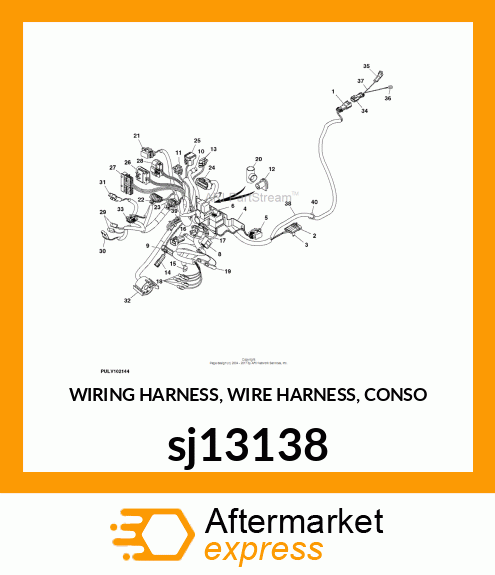 WIRING HARNESS, WIRE HARNESS, CONSO sj13138