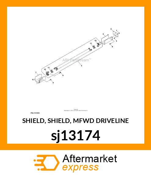 SHIELD, SHIELD, MFWD DRIVELINE sj13174