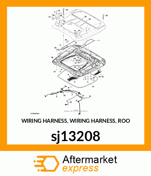 WIRING HARNESS, WIRING HARNESS, ROO sj13208