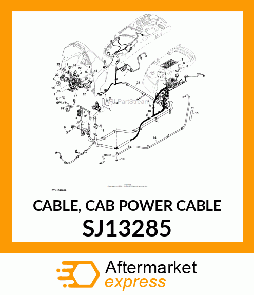 CABLE, CAB POWER CABLE SJ13285