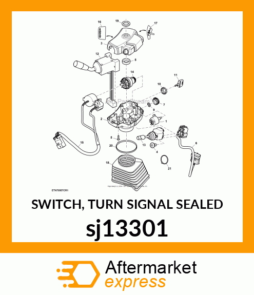 SWITCH, TURN SIGNAL SEALED sj13301