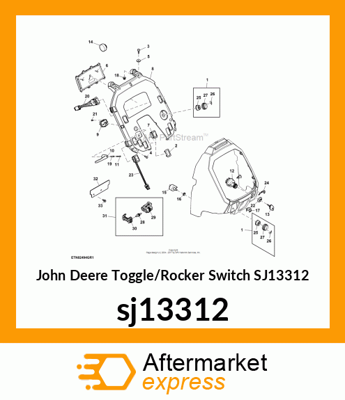 TOGGLE/ROCKER SWITCH, REGENERATION sj13312