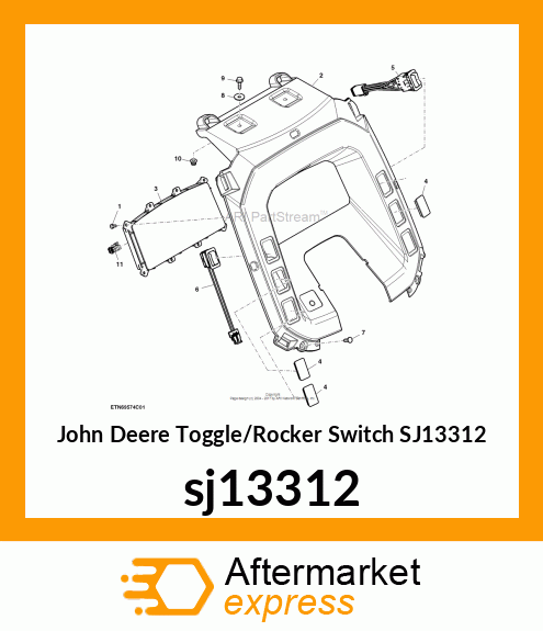 TOGGLE/ROCKER SWITCH, REGENERATION sj13312