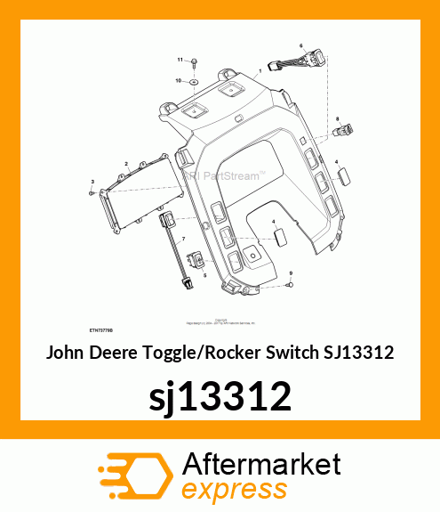 TOGGLE/ROCKER SWITCH, REGENERATION sj13312