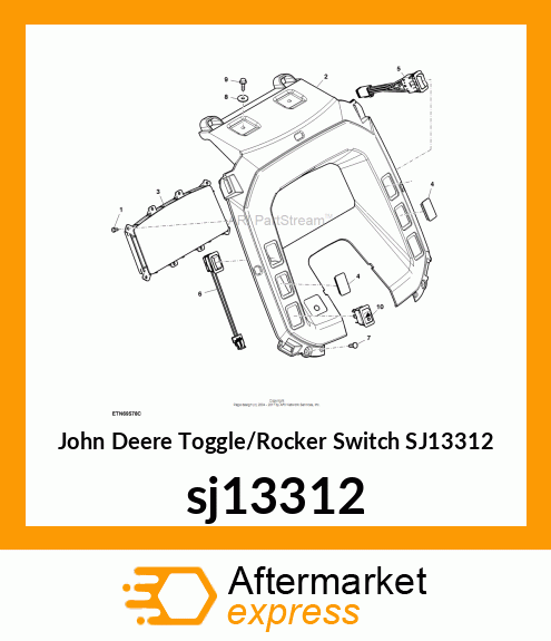 TOGGLE/ROCKER SWITCH, REGENERATION sj13312