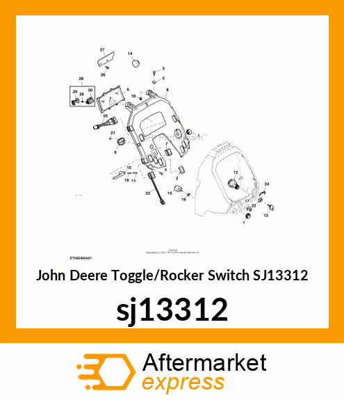 TOGGLE/ROCKER SWITCH, REGENERATION sj13312