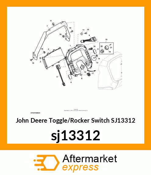 TOGGLE/ROCKER SWITCH, REGENERATION sj13312