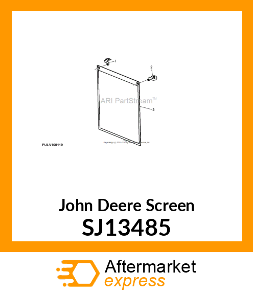 SCREEN, COOLING PACKAGE CHAFF (OOS) SJ13485