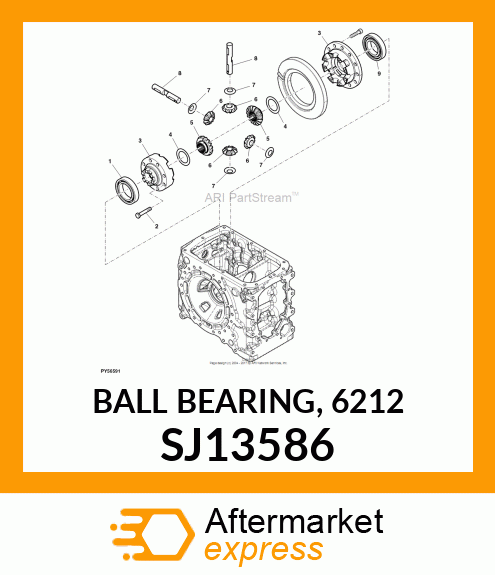 BALL BEARING, 6212 SJ13586