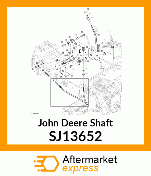 SHAFT, PTO SJ13652