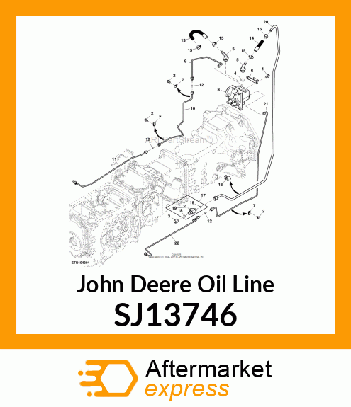 OIL LINE, OIL LINE, BRAKE LH, VALVE SJ13746