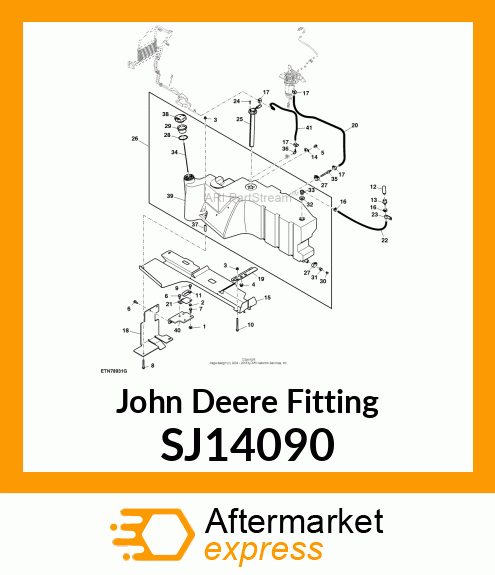 FITTING, ELBOW, FUEL, SUCTION SJ14090