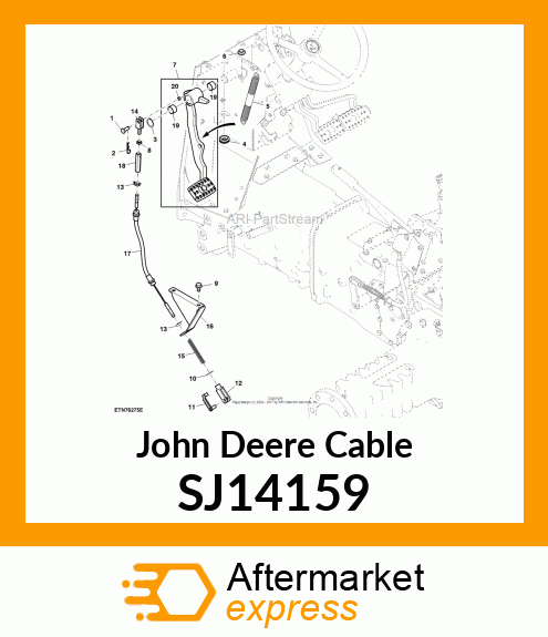 CABLE, CLUTCH SJ14159