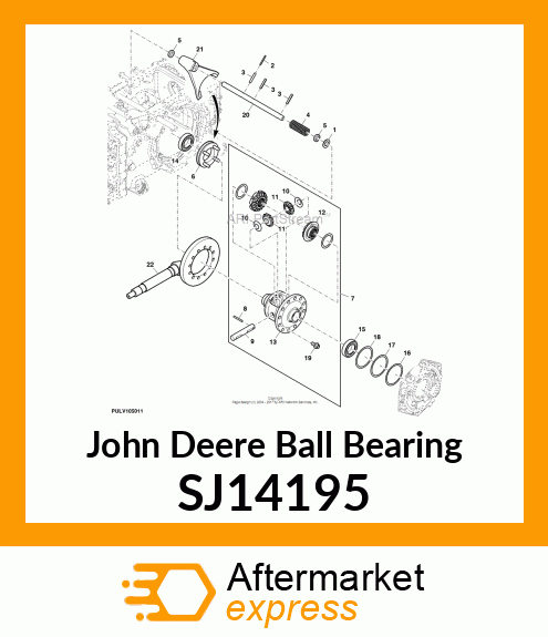 BALL BEARING, BEARING #6210 SJ14195