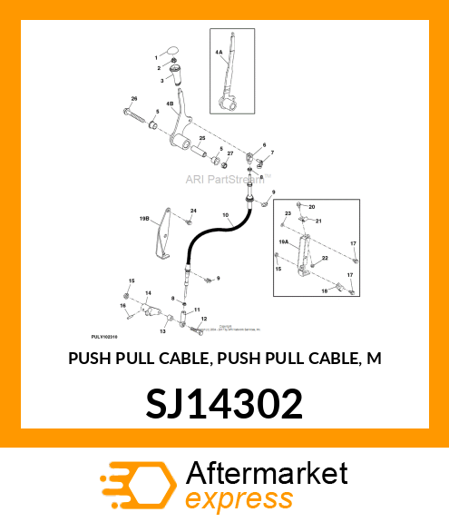 PUSH PULL CABLE, PUSH PULL CABLE, M SJ14302