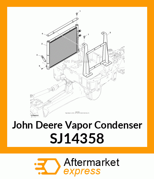 VAPOR CONDENSER, AIR CONDITIONING SJ14358