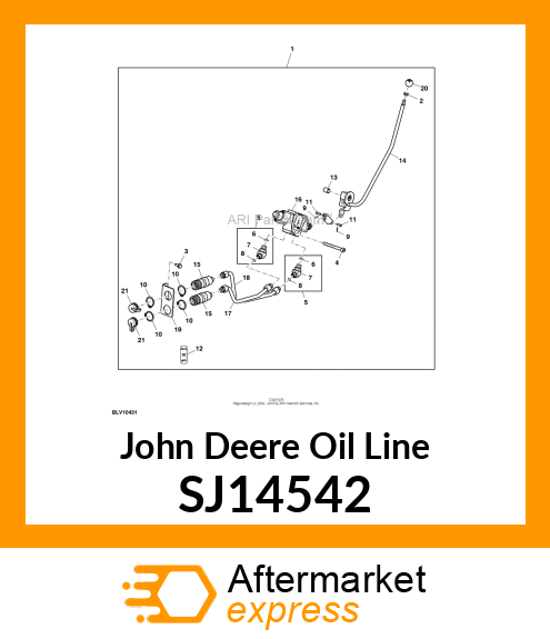 OIL LINE, OIL LINE, OIL LINE, SCV 2 SJ14542