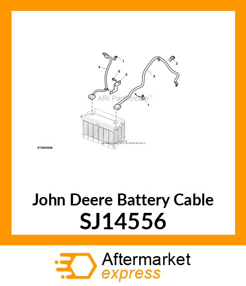 BATTERY CABLE, BATTERY CABLE POSITI SJ14556