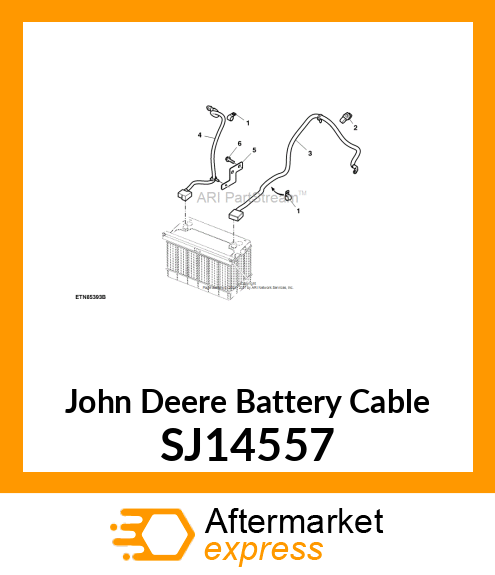 BATTERY CABLE, BATTERY CABLE NEGATI SJ14557