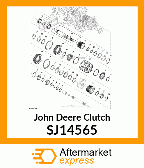 CLUTCH, COLLATED CLUTCH PACK ASSEMB SJ14565