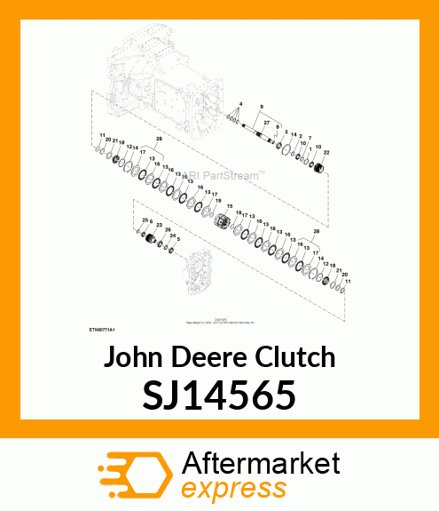 CLUTCH, COLLATED CLUTCH PACK ASSEMB SJ14565