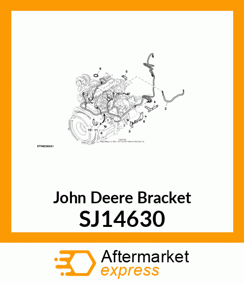 BRACKET, BRACKET FOR W/H SUPPORT SJ14630