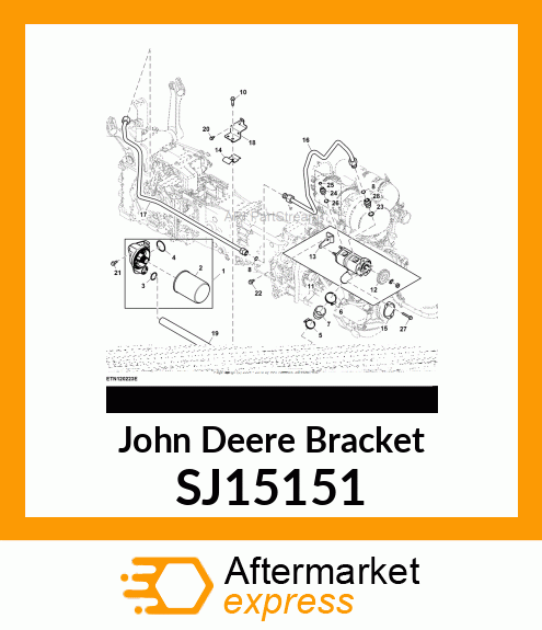 BRACKET, CLAMP SJ15151