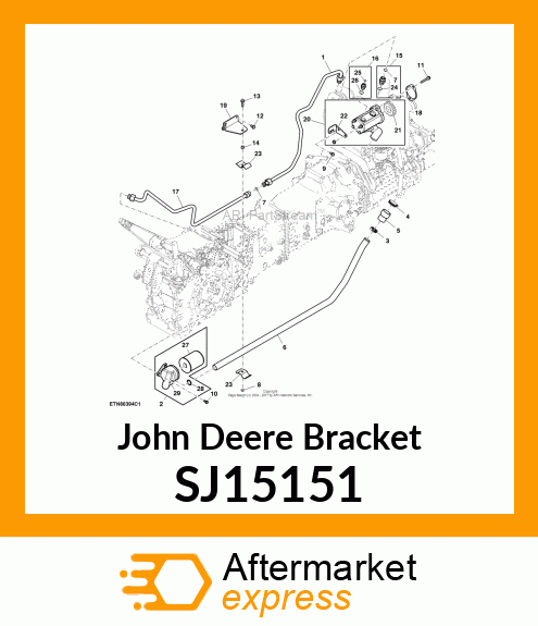 BRACKET, CLAMP SJ15151