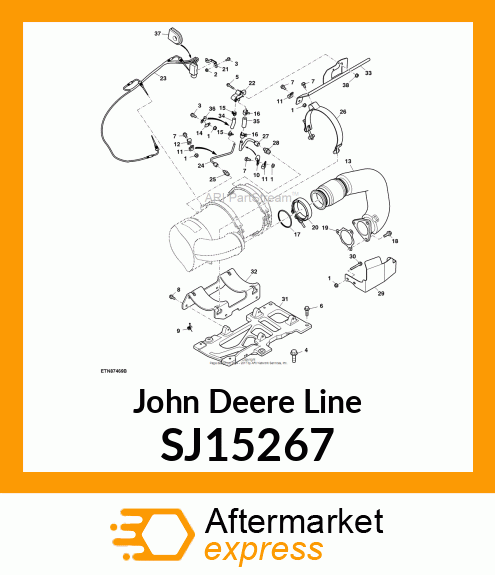 LINE, DP OUTLET PRESSURE SENSOR SJ15267