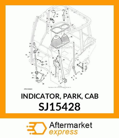 INDICATOR, PARK, CAB SJ15428