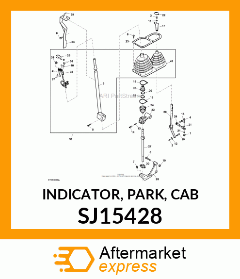 INDICATOR, PARK, CAB SJ15428