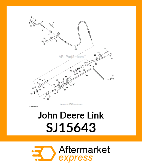 LINK, LINK, THROTTLE CONTROL SJ15643