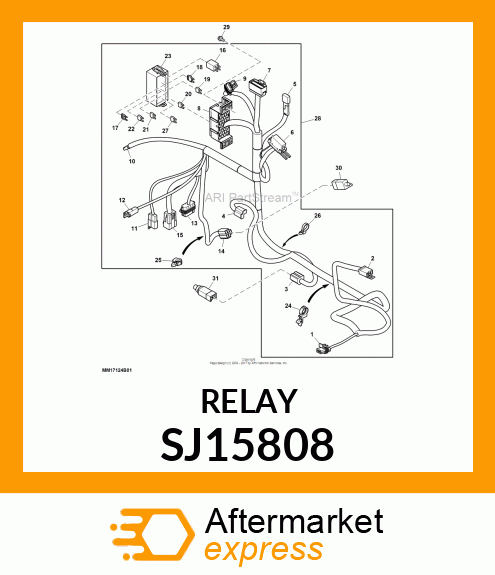 RELAY, PLUG SJ15808