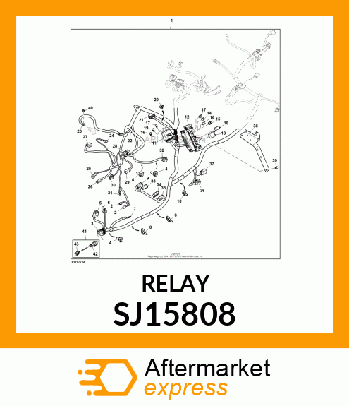 RELAY, PLUG SJ15808