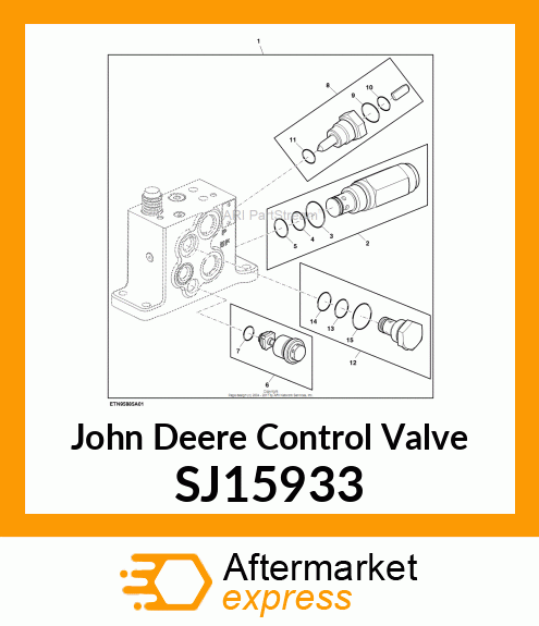 CONTROL VALVE, MECHANICAL HITCH SJ15933