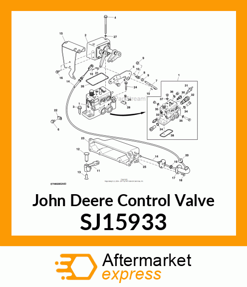 CONTROL VALVE, MECHANICAL HITCH SJ15933