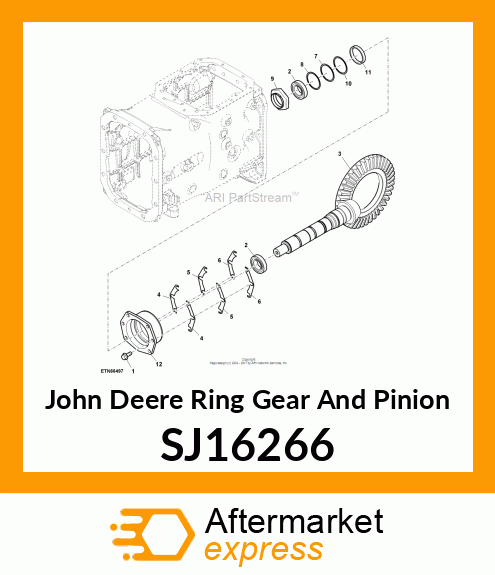 RING GEAR AND PINION SJ16266