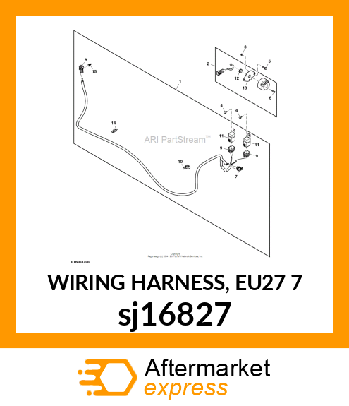 WIRING HARNESS, EU27 7 sj16827