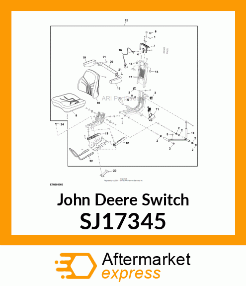 SWITCH, SEAT SWITCH, N/C SJ17345