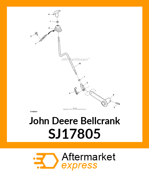 BELLCRANK, 540/540E BELLCRANK SJ17805