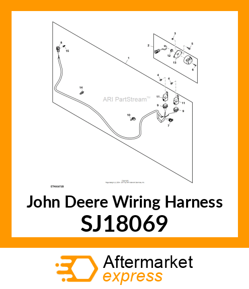 WIRING HARNESS, WIRING HARNESS, FRO SJ18069