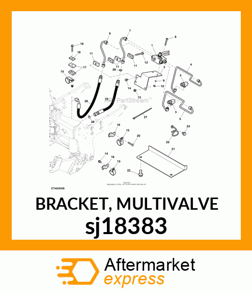 BRACKET, MULTIVALVE sj18383