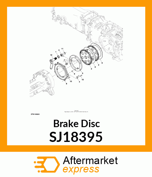 BRAKE DISK SJ18395