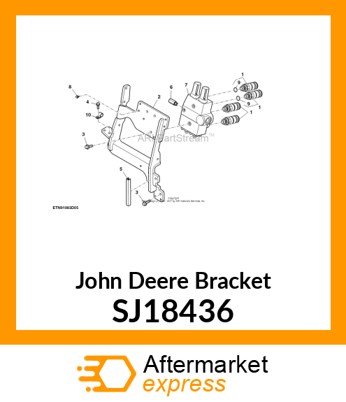 BRACKET, REAR SCV SJ18436